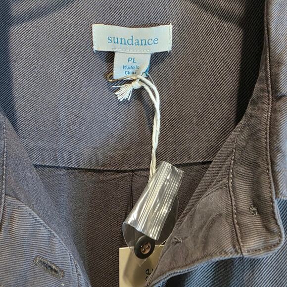 Sundance All Roads Jumpsuit Roll-tab Sleeve Womens Sz Large P Gray Lyocell $228 - Picture 6 of 16